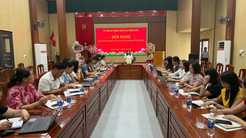 Hội nghị giao ban công tác giáo dục xã Bảo Hà tháng 8/2026